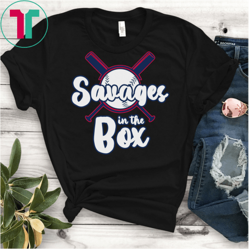 Savages in the box new york shirt T-Shirt Yankees Savages Funny Gift T-Shirt