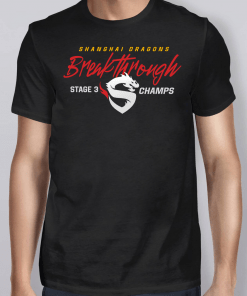 Shanghai Dragons Stage 3 Champs T-Shirt