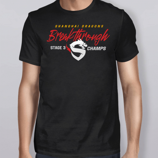 Shanghai Dragons Stage 3 Champs T-Shirt