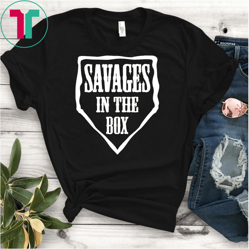 Short Sleeve Unisex T Shirt Savages In The Box Yankees Savages Shirt