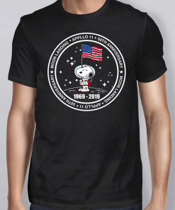 Snoopy Apollo 11 50th Anniversary Moon Landing Shirts