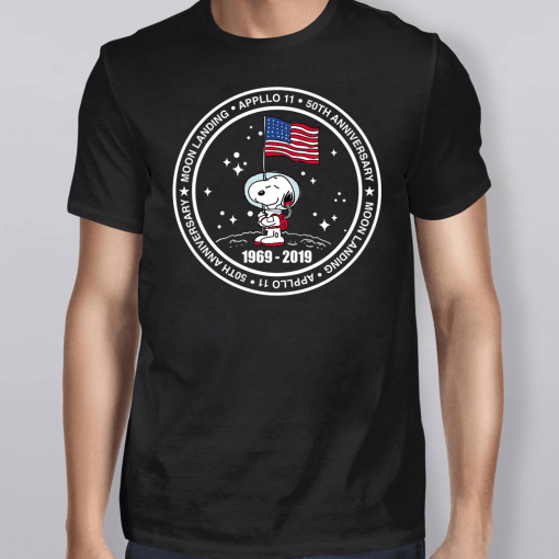 Snoopy Apollo 11 50th Anniversary Moon Landing Shirts