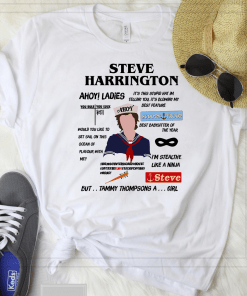 Steve Harrington Scoops Troop Ahoy Ladies But Tammy Thompsons A Girl Shirt