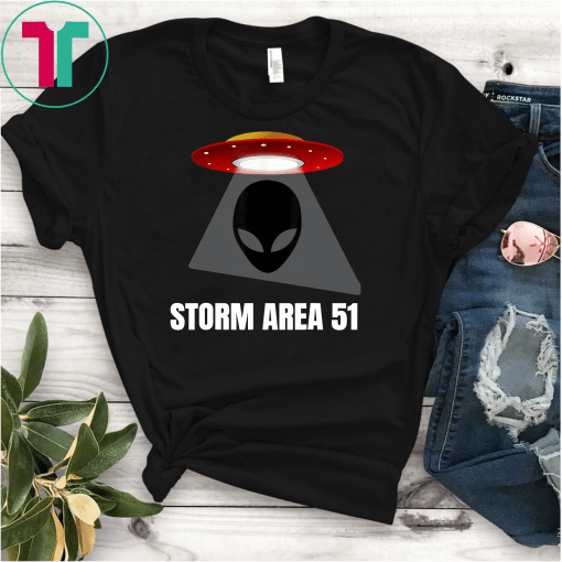 Storm Area 51 Funny Alien First Annual UFO Hotspots T-Shirts