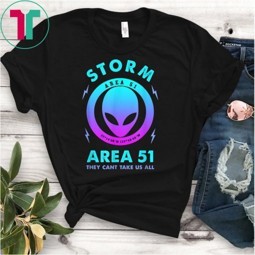 Storm Area 51 Funny Alien T-Shirt Men Women