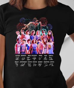 Strange Things 3 All Characters Signature T-Shirt