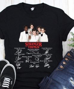 Stranger things season 3 characters signatures shirt