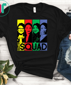 THE SQUAD AOC Ilhan Omar Tlaib Pressley Feminist T-Shirt