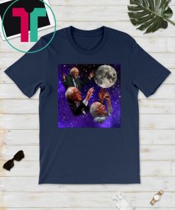 Three Bernie Sanders Moon Tee Shirt