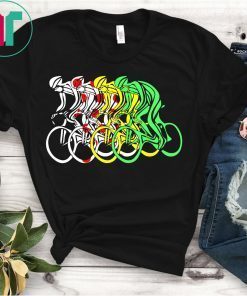 Tour France T-Shirt Cycling Bicycle Bike BMX Tee