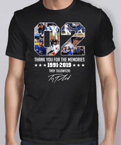 Troy Tulowitzki 02 Thank You For The Memories 1991 2019 Signature Shirt
