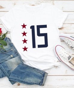 Tshirt Rapinoe 15, USA Womens Soccer T Shirt Megan Rapinoe, France 2019 Shirt, Megan Rapinoe 15, US Womens Futbal, US Woman National Soccer
