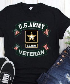 US army veteran ribbon shirt and crew neck sweat shirt