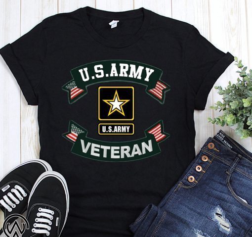 US army veteran ribbon shirt and crew neck sweat shirt