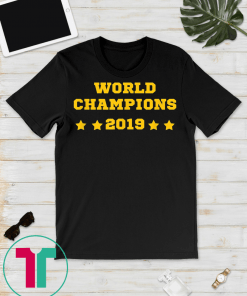 US women's soccer team win world champions four title 2019 Tee Shirt