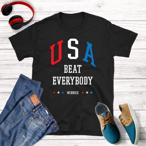 USA Beat Everybody Shirt USWNT Shirt usa beat everybody Short-Sleeve Unisex T-Shirt