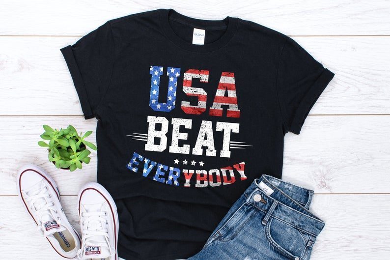 USA Beat Everybody T Shirt , USA Soccer Team Best Everybody Unisex T