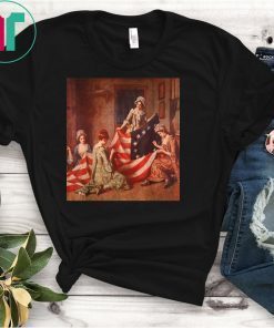 USA Betsy Ross American Flag Shirt Art-13 Original Colonies