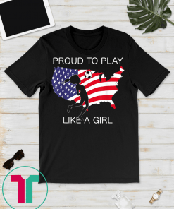 USA Proud to Play Like A Girl Soccer Football Shirt