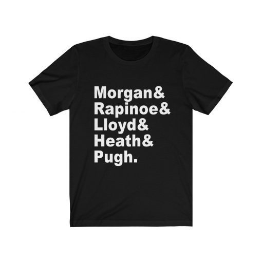 USA Soccer Team Shirt – Megan Rapinoe T-Shirt – United States Women’s National Soccer Team USWNT Tee – Shirt Printed Front And Back