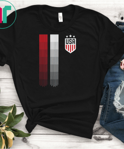 USA T-shirt Cool USA Soccer Tee shirt Womens Mens Kids