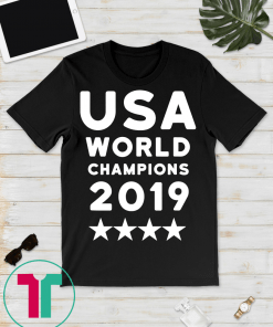 USA Women Soccer World Champions 2019 4 stars Shirts