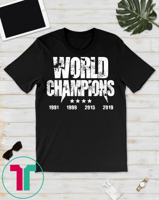 USA Women Soccer World Champions 4 stars Funny Vintage T-Shirt