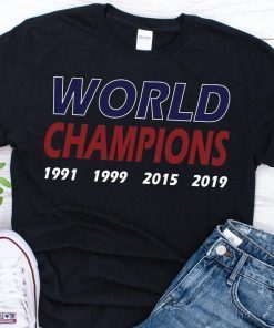 USA Women World Champions 2019 Shirt 4 stars T-Shirts