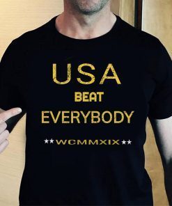 USA beat everybody funny gift Premium T-Shirt Unisex Heavy Cotton Tee Shirt