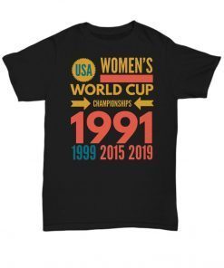 USA women soccer team world championship cup Unisex T-Shirt camiseta camiseta unisex