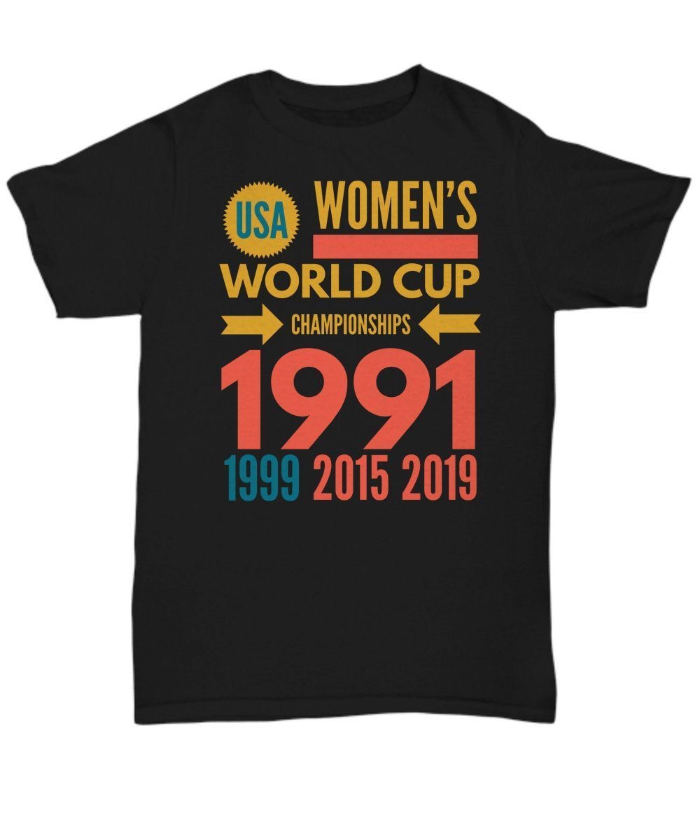 USA women soccer team world championship cup Unisex T-Shirt camiseta ...