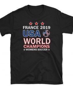 USA women soccer team world championship cup Unisex Tshirt Usa Women's World Champions 2019 tshirt usa women's soccer tee