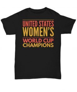 USA women soccer team world championship cup t shirt camiseta champion camisa unisex