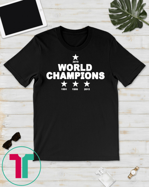 USWNT 2019 Women's World Cup Champions Podium celebration parade Tee Shirts