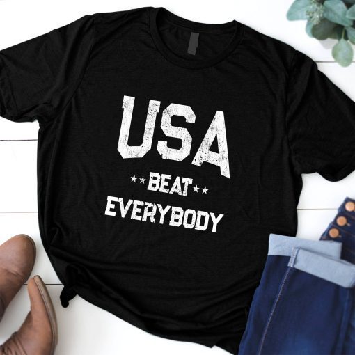 Usa Beat Everybody shirt Usa Beat Everybody Kids T-Shirts