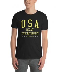 Usa beat everybody shirt,usa vs everyone shirt, uni sex USA world champion 2019.,Short-Sleeve Unisex T-Shirt