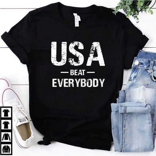 Usa beat everybody t shirt, Usa vs Everybody shirt, World cup champion shirt, uswnt shirt, United States Women's National Soccer Team Shirts