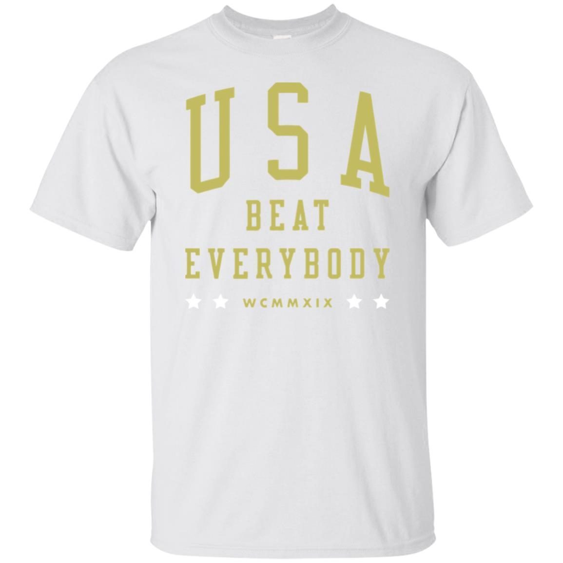 Usa beat everybody t shirt usa vs everybody t shirt - OrderQuilt.com