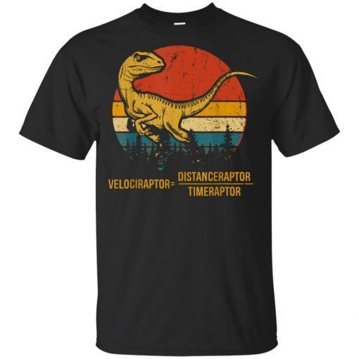 Velociraptor Distanceraptor Timeraptor Dinosaur Youth Kids T-Shirt