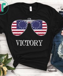 Vintage Betsy Ross Glasses Victory Sunglasses Flag Tee Shirt