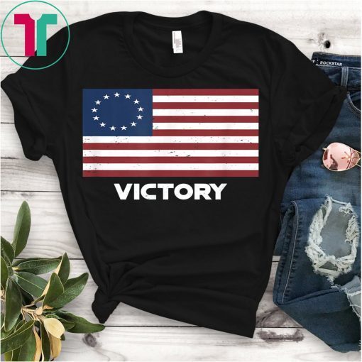 Vintage Betsy Ross US Victory Flag Gift T-Shirt