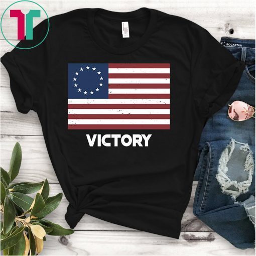 Vintage Betsy Ross US Victory Flag Shirt