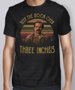 Vintage Jim Hopper Keep The Door Open Three Inches Shirt