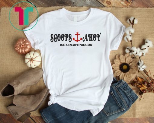 Vintage Scoops Ahoy Ice Cream Parlor Horror Shirt