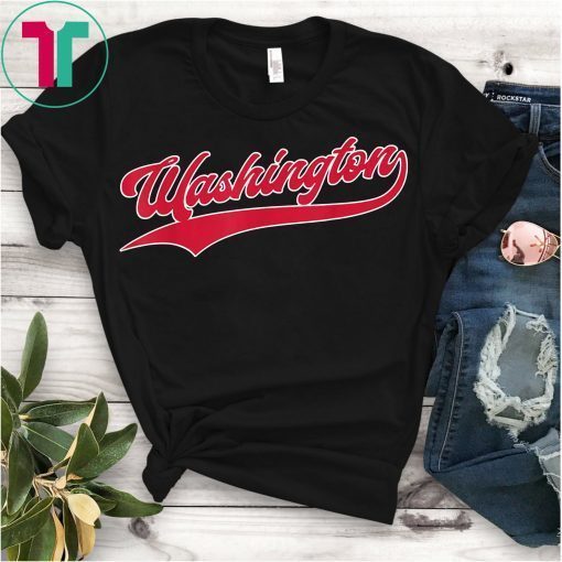 Washington Baseball , Retro Vintage National Gift T-Shirt