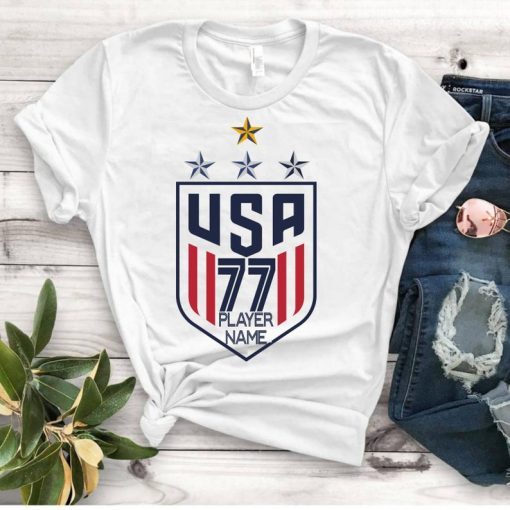 Women's National Soccer Team Gift TShirt 4th starUSWNT Alex Morgan, Julie Ertz, Tobin Heath, Megan Rapinoe TShirts