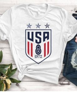 Women's National Soccer Team Shirt USWNT Alex Morgan, Julie Ertz, Tobin Heath, Megan Rapinoe Unisex Tee Shirts