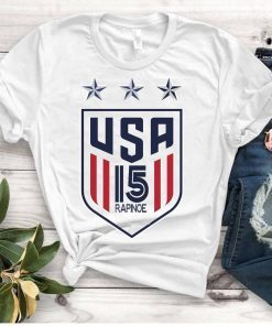 Women's National Soccer Team Shirt USWNT Alex Morgan, Julie Ertz, Tobin Heath, Megan Rapinoe. Unisex Shirts
