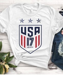 Women's National Soccer Team Shirt USWNT Alex Morgan, Julie Ertz, Tobin Heath, Megan Rapinoe. Unisex Tee Shirt