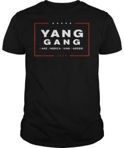Yang Gang MATH Make America Think Harder 2020 T-Shirt